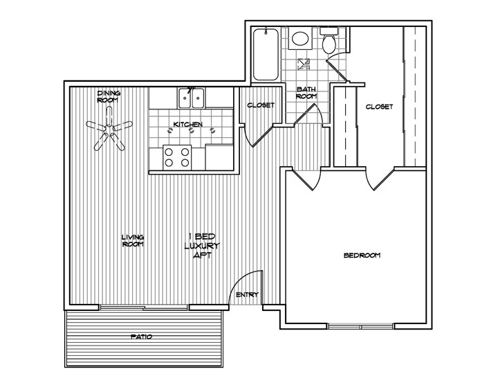 1L (Luxury) Floor Plan